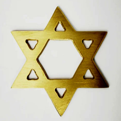 David Star (Brass) (4 inches)